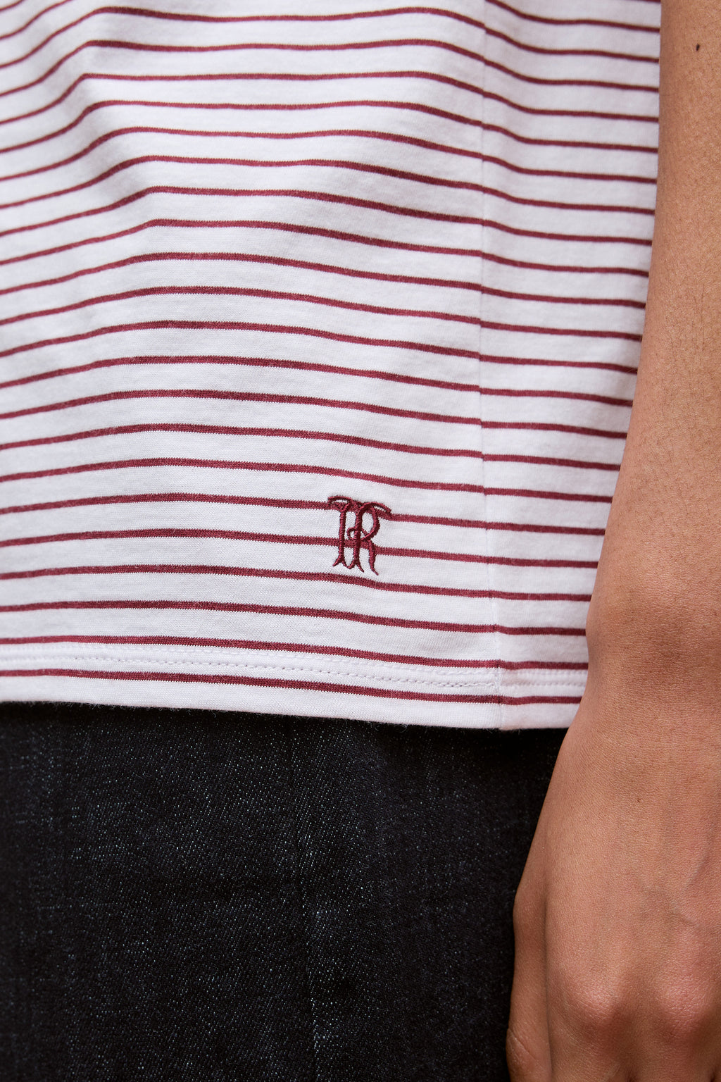 Australian Cotton Stripe Half Sleeve T-Shirt