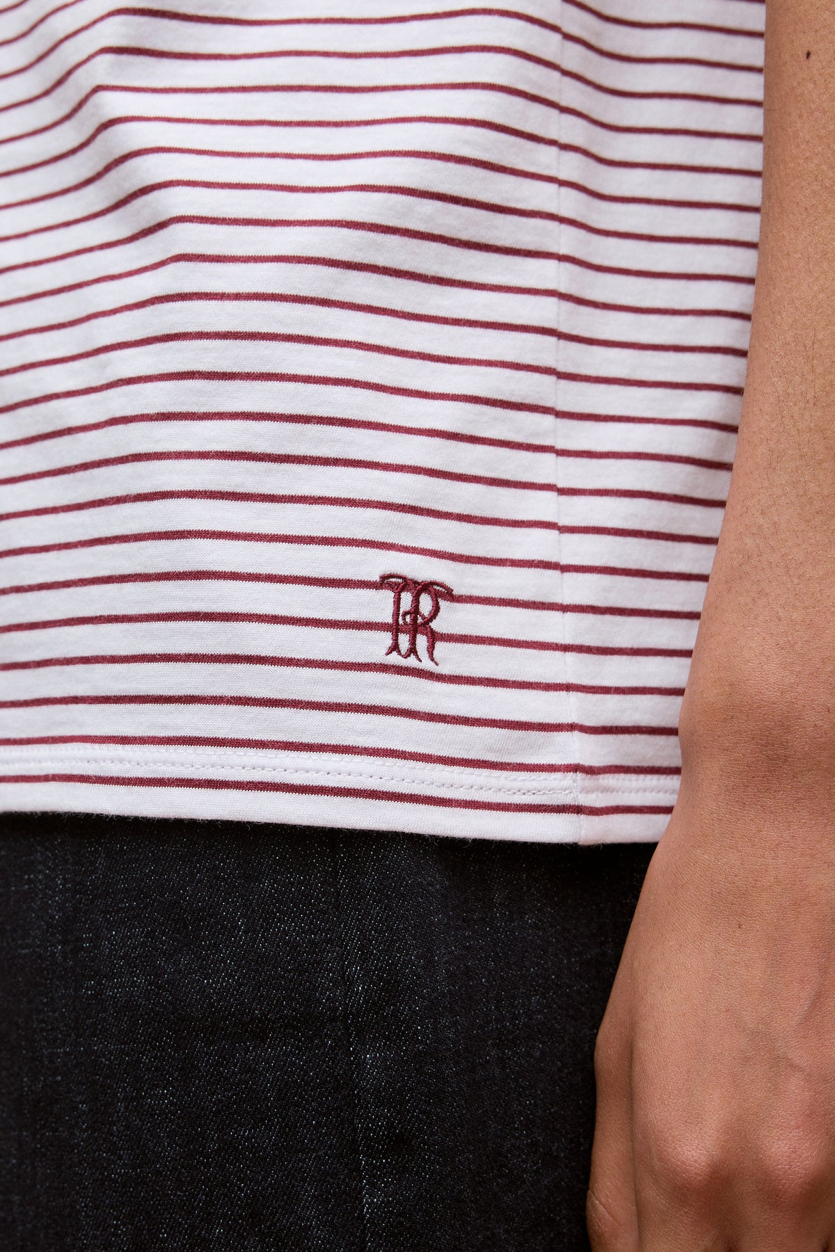Australian Cotton Stripe Half Sleeve T-Shirt
