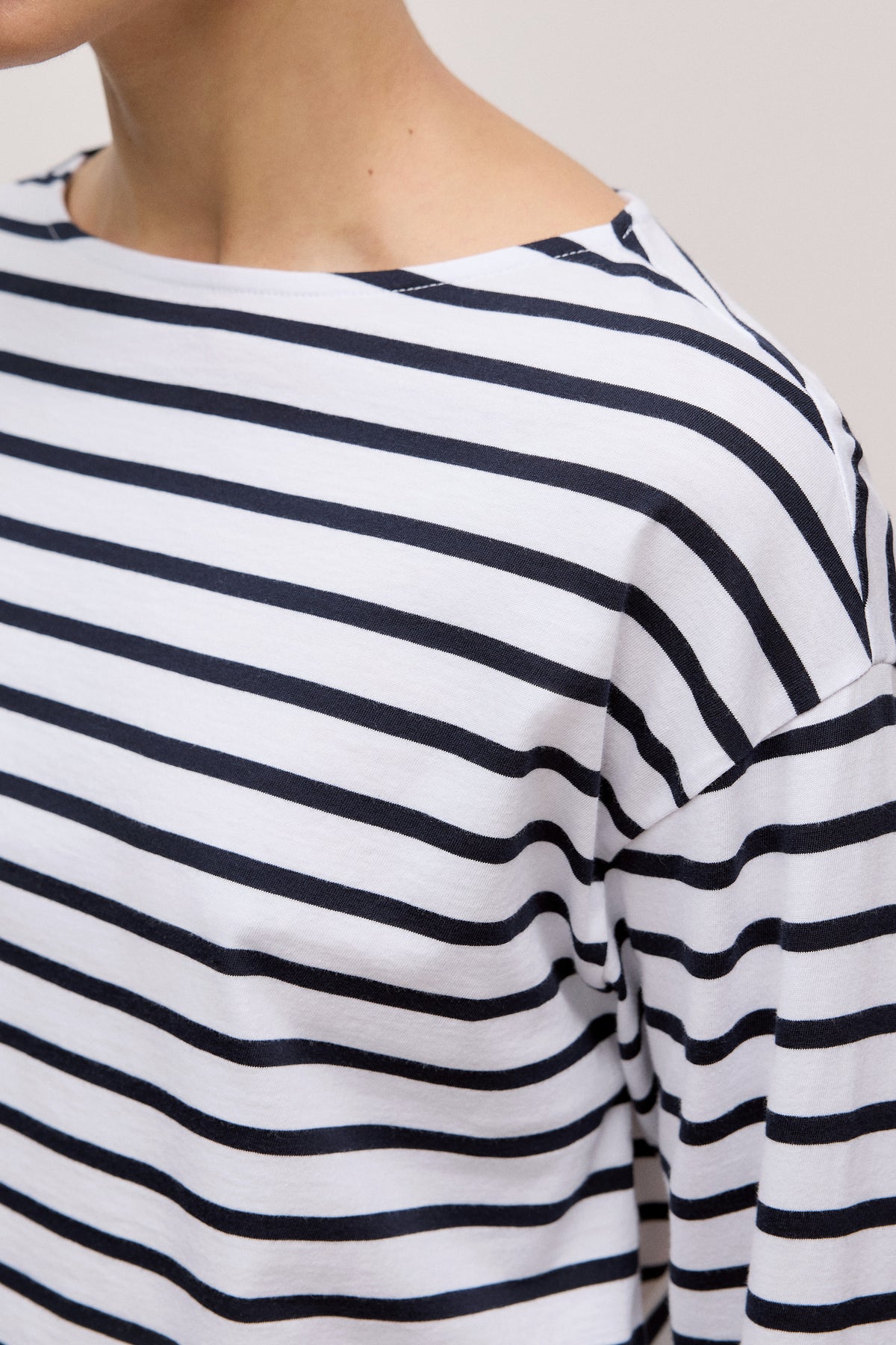 Australian Cotton Stripe Long Sleeve T-Shirt