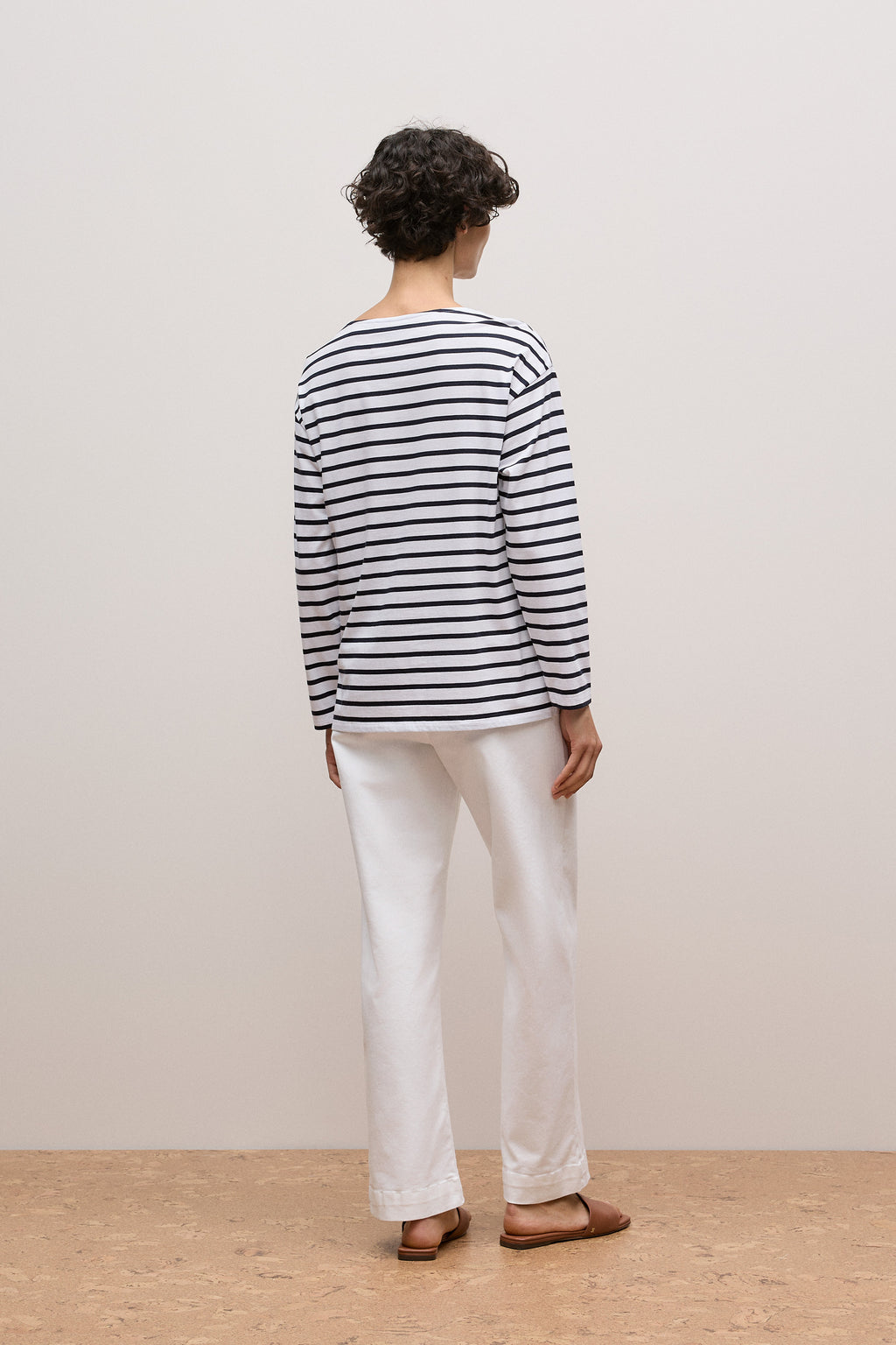 Australian Cotton Stripe Long Sleeve T-Shirt
