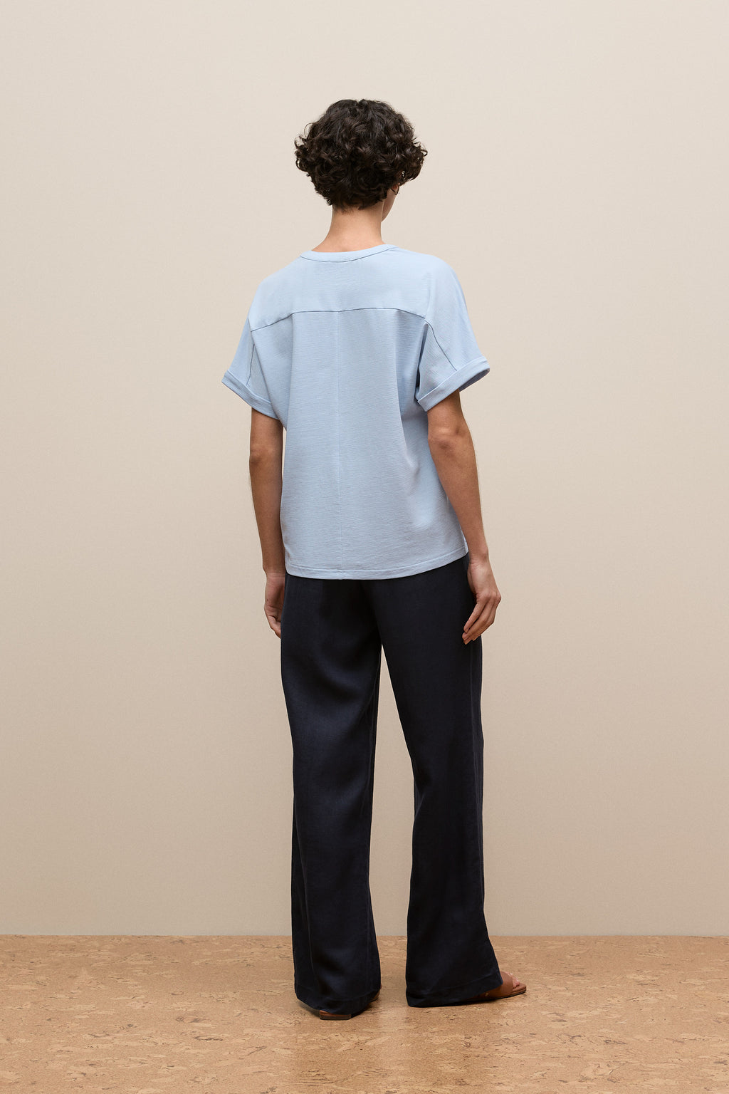 Relaxed V Neck T-Shirt