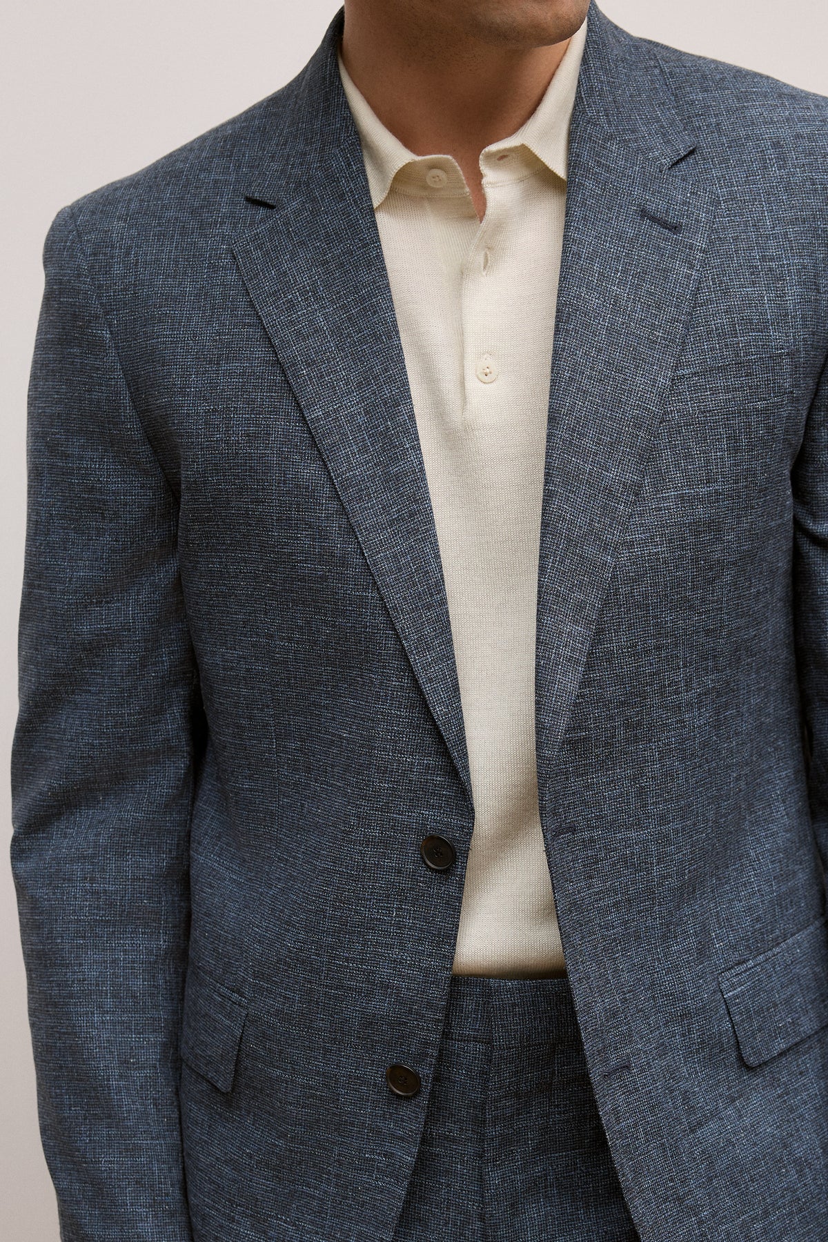 Cotton Wool Blend Blazer