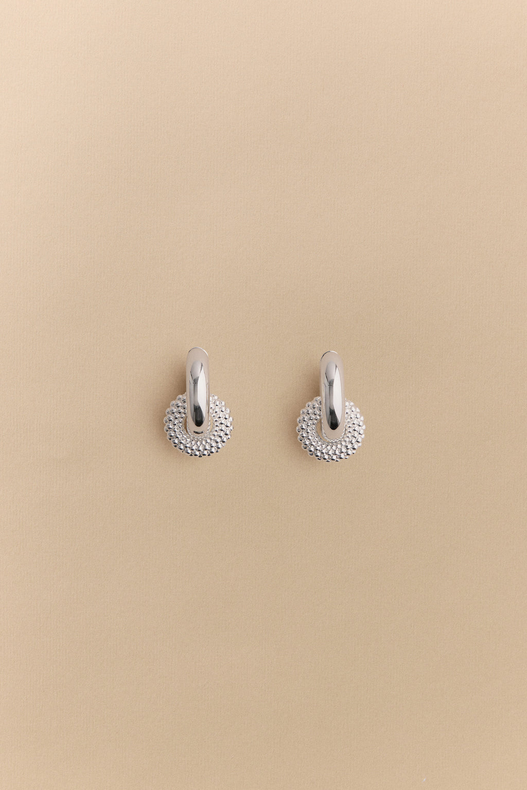 Rava Drop Hoop Earrings
