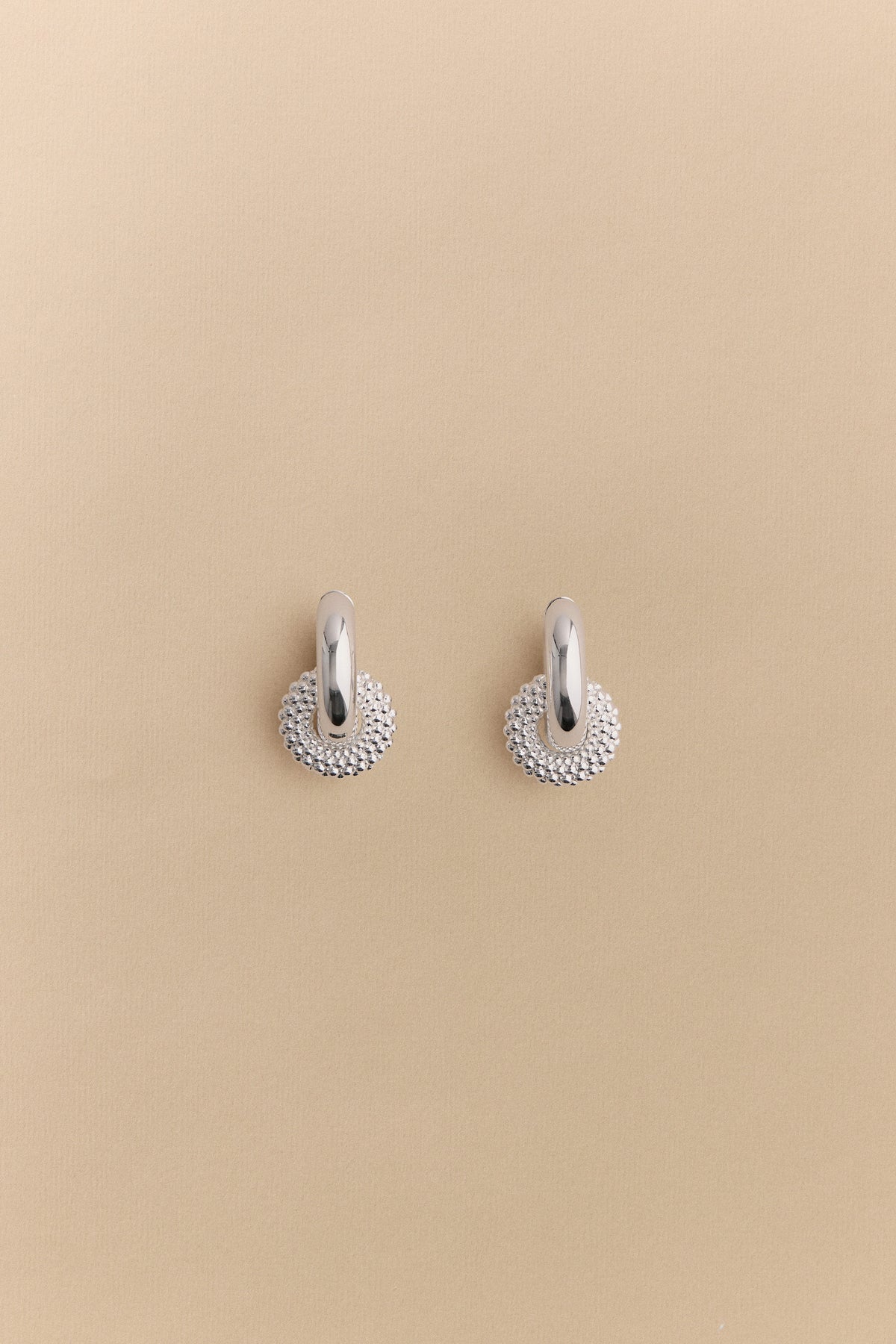 Rava Drop Hoop Earrings