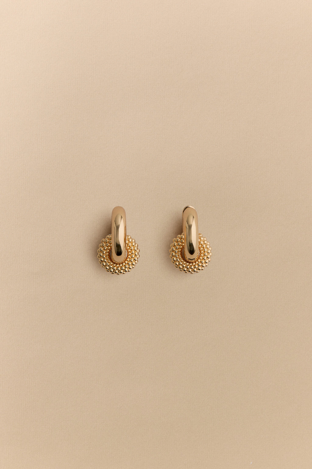 Rava Drop Hoop Earrings