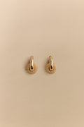 Rava Drop Hoop Earrings
