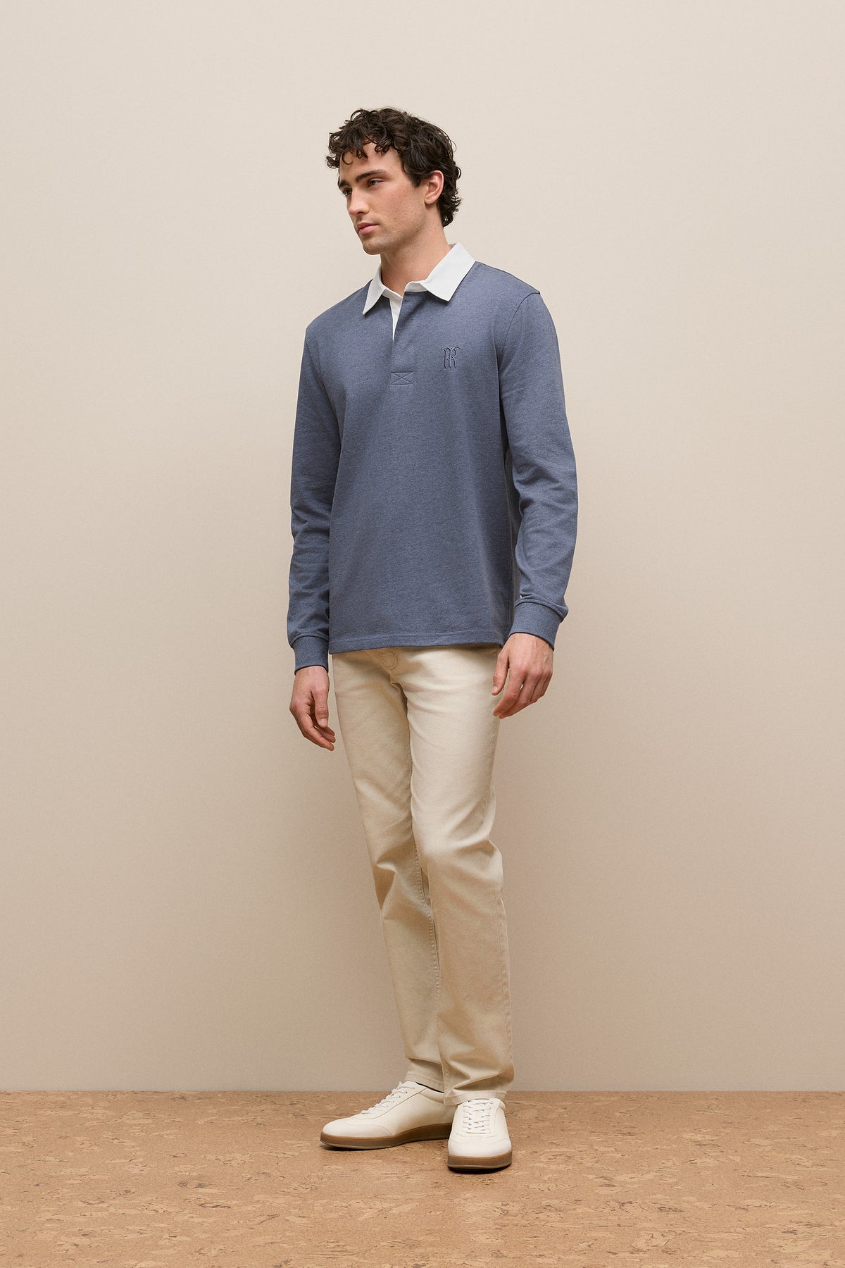 Jersey Cotton Monogram Rugby