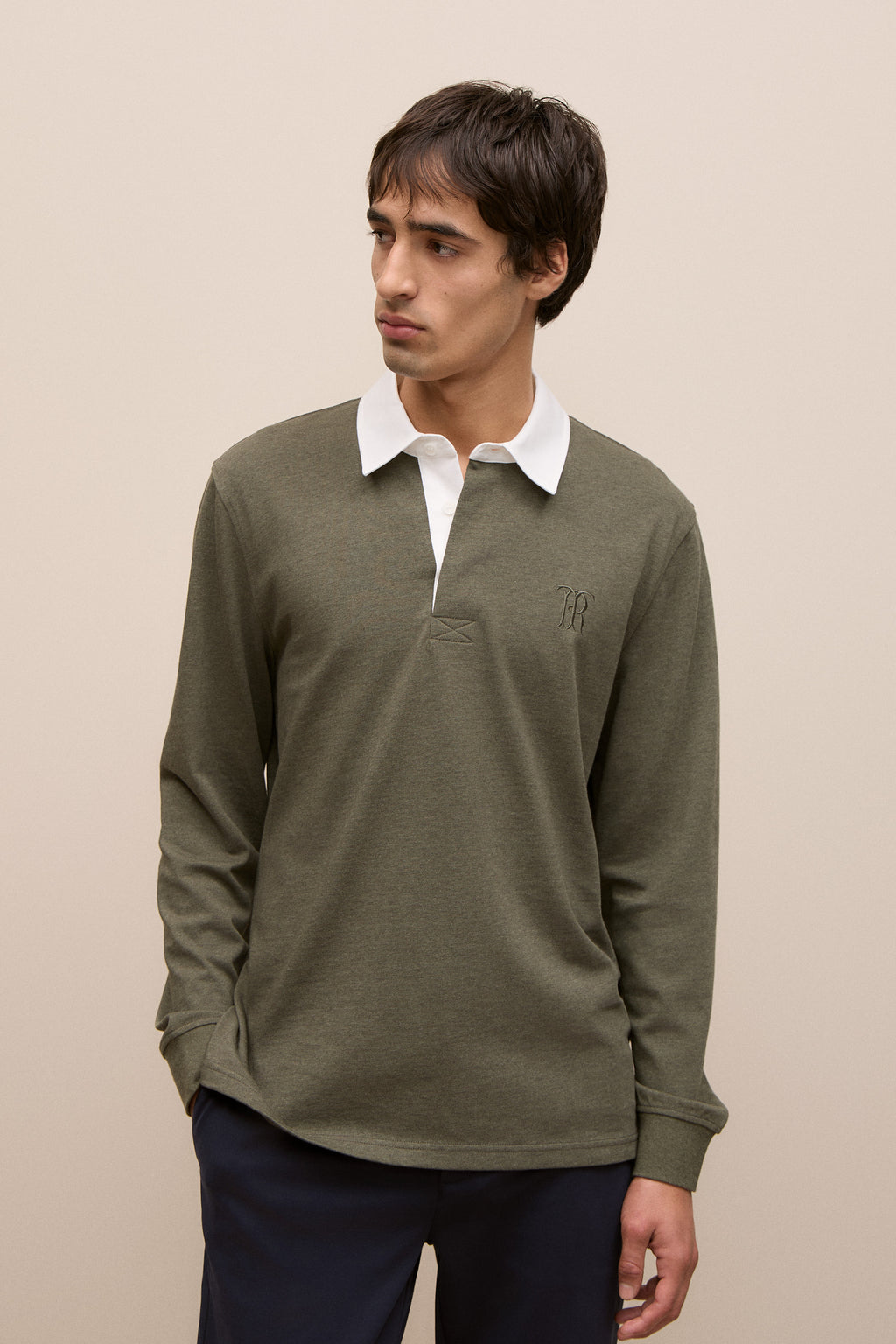 Jersey Cotton Monogram Rugby