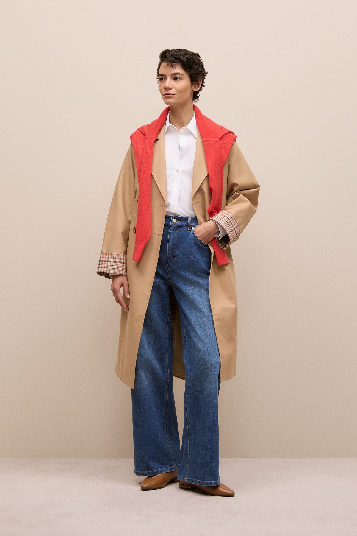 Cotton Poplin Long Sleeve Shirt