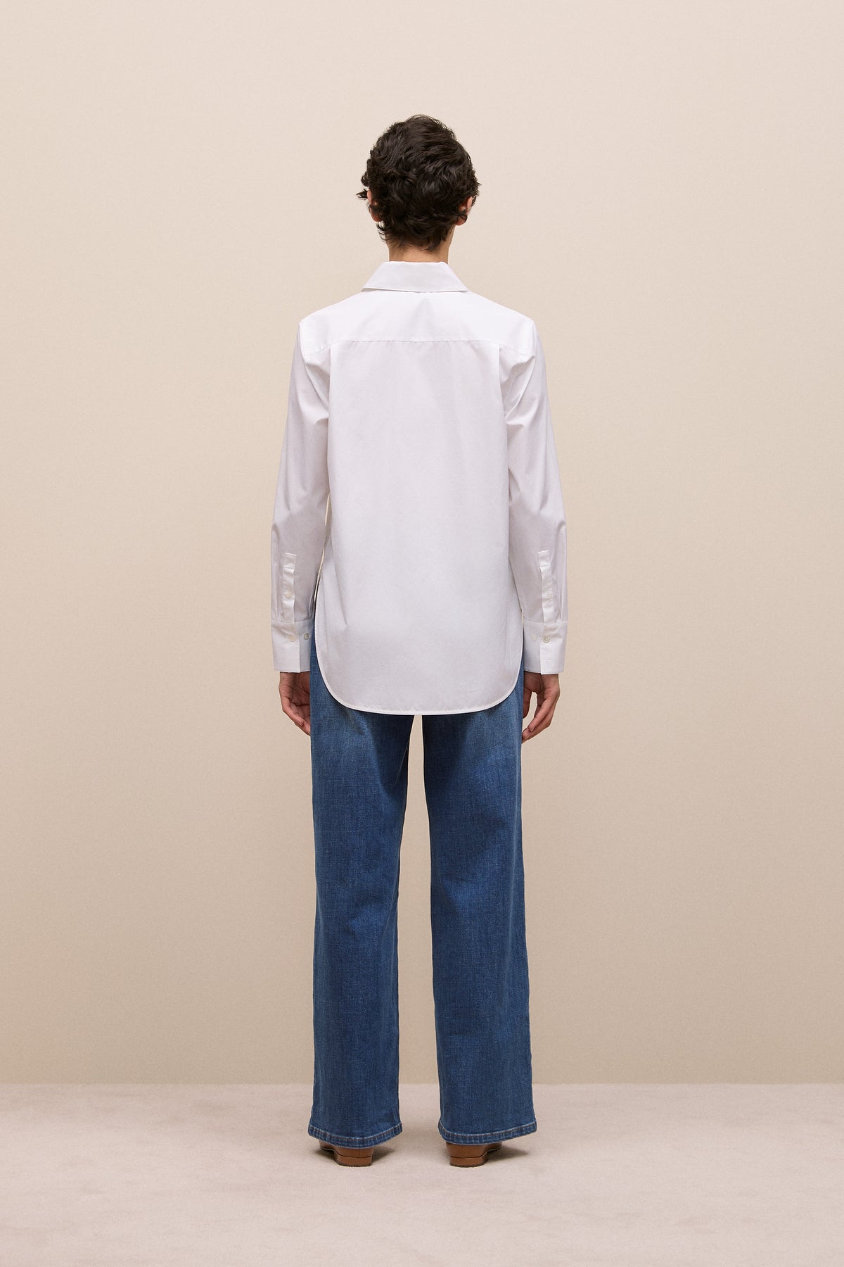 Cotton Poplin Long Sleeve Shirt