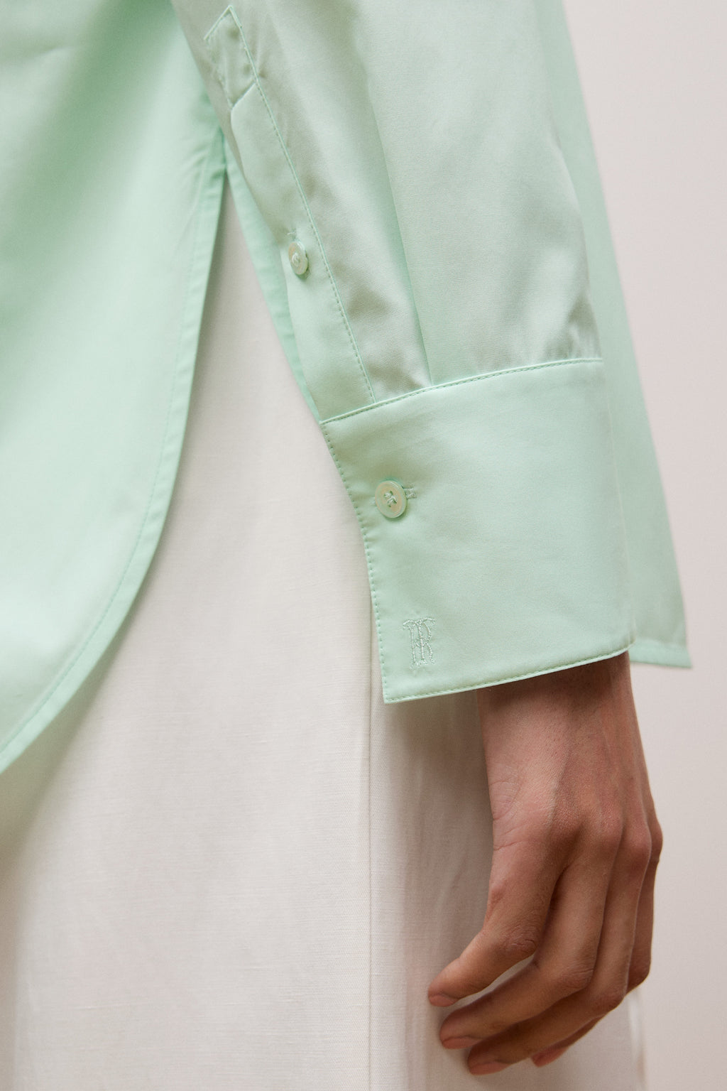 Cotton Poplin Long Sleeve Shirt