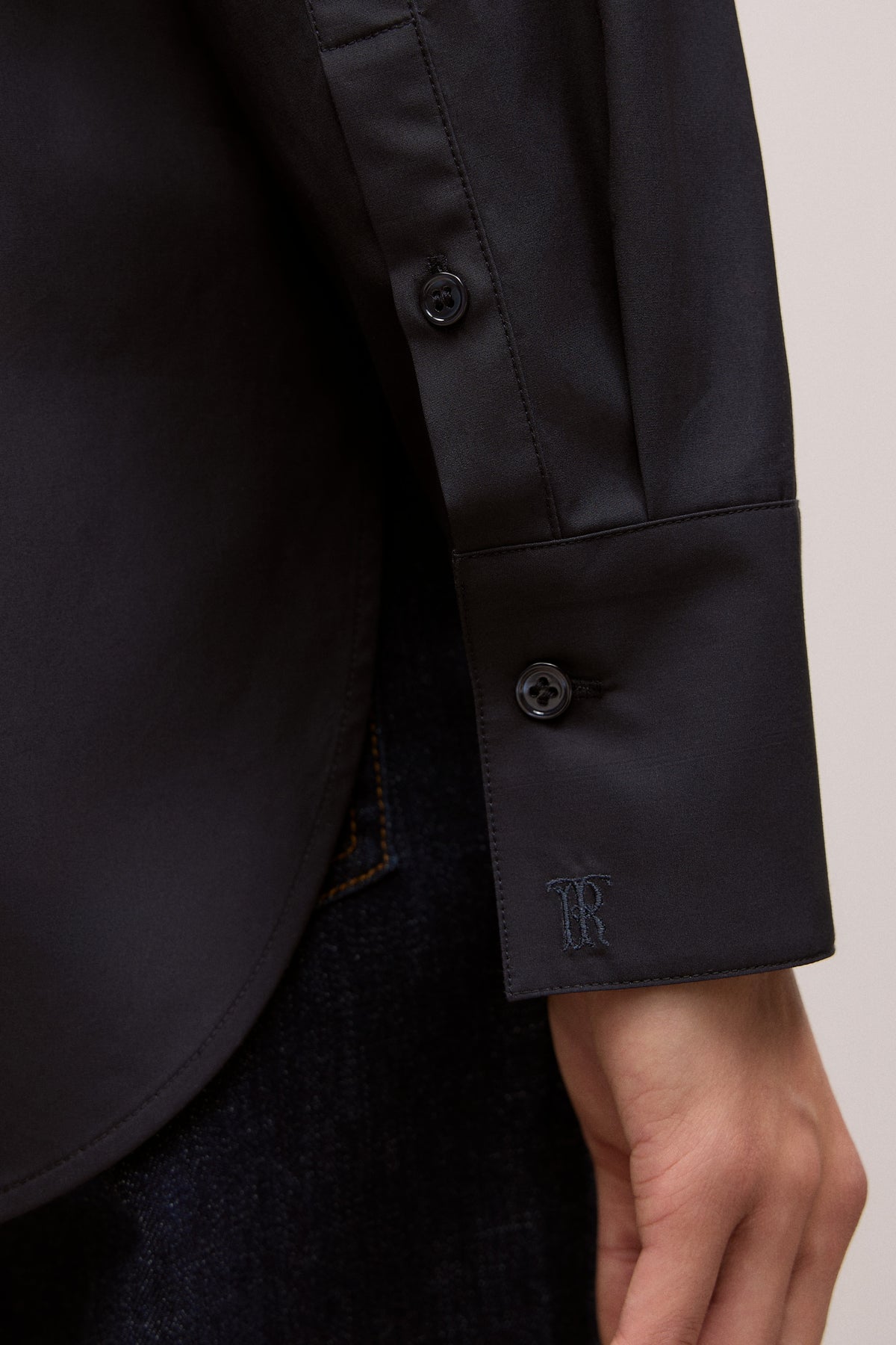 Cotton Poplin Long Sleeve Shirt