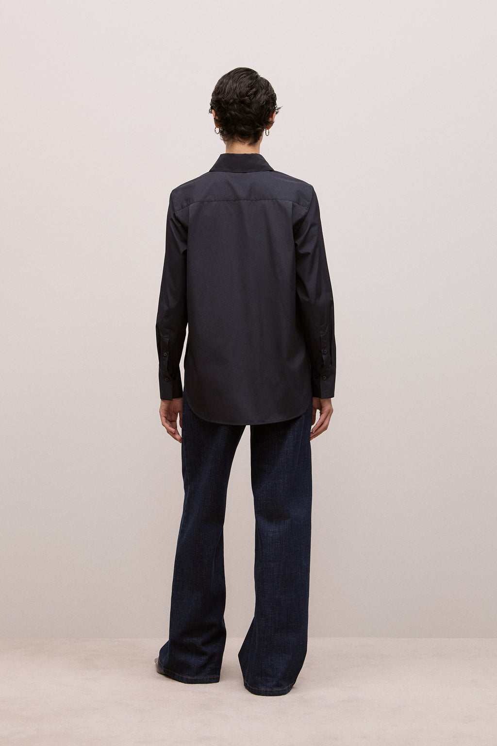 Cotton Poplin Long Sleeve Shirt