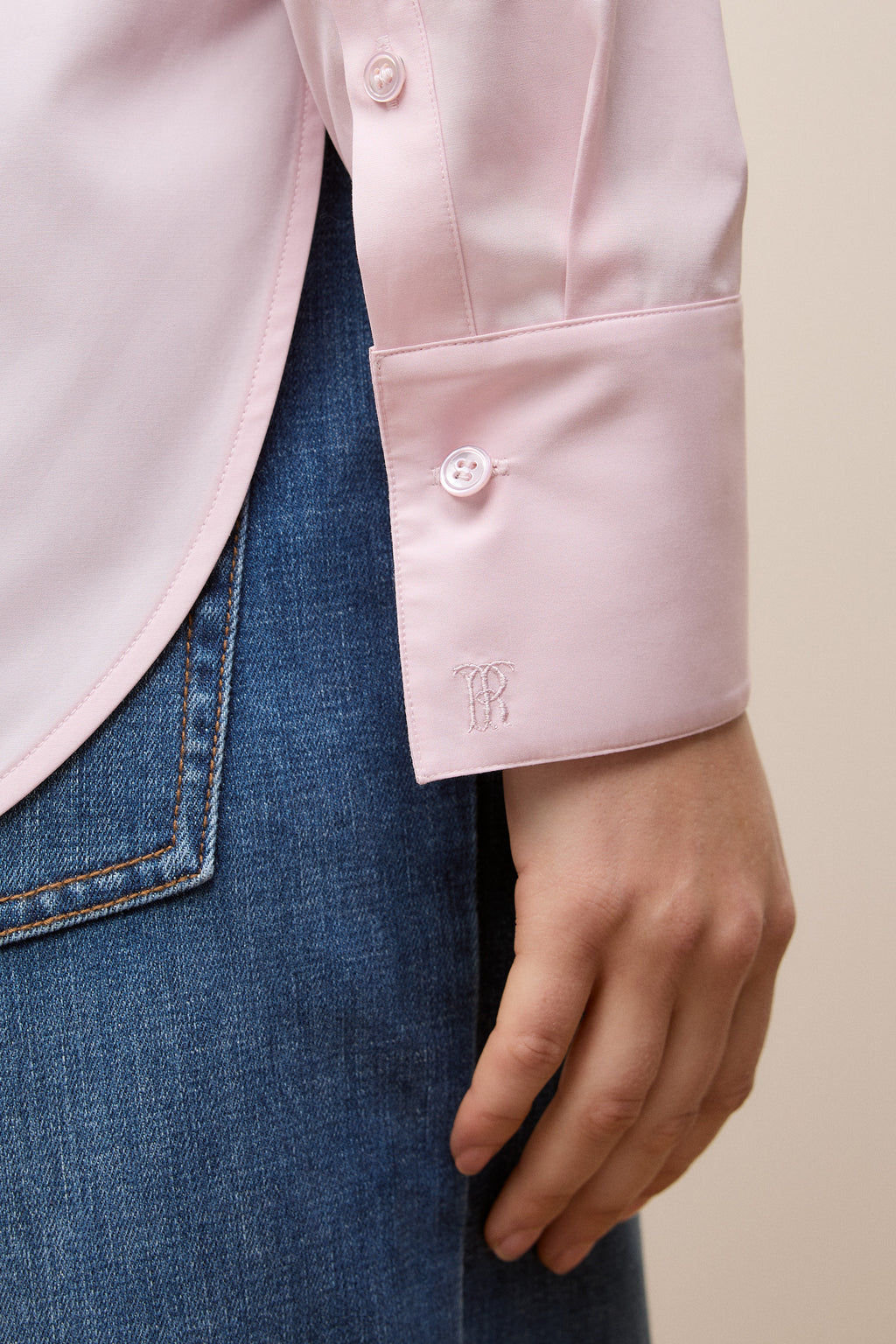 Cotton Poplin Long Sleeve Shirt