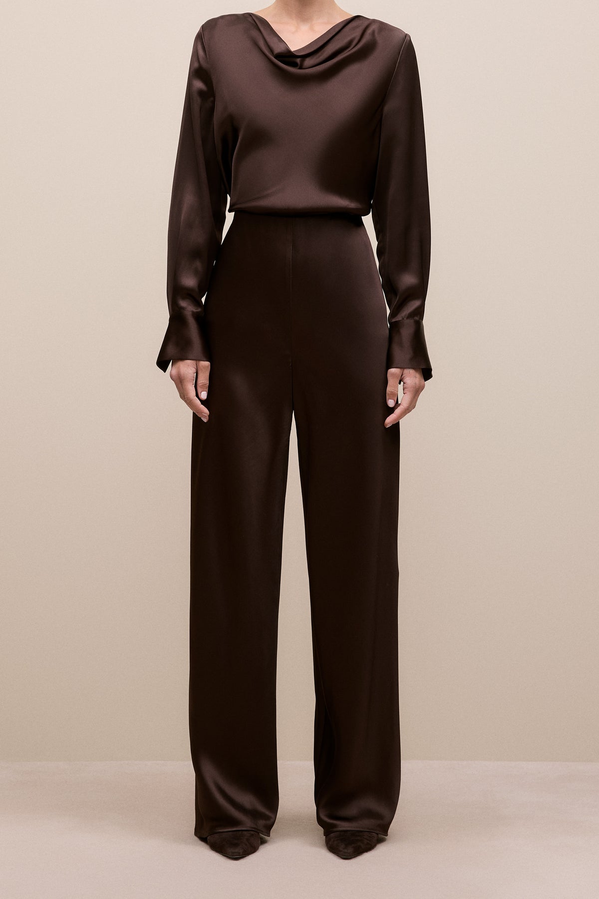 Satin Bias Cut Pant