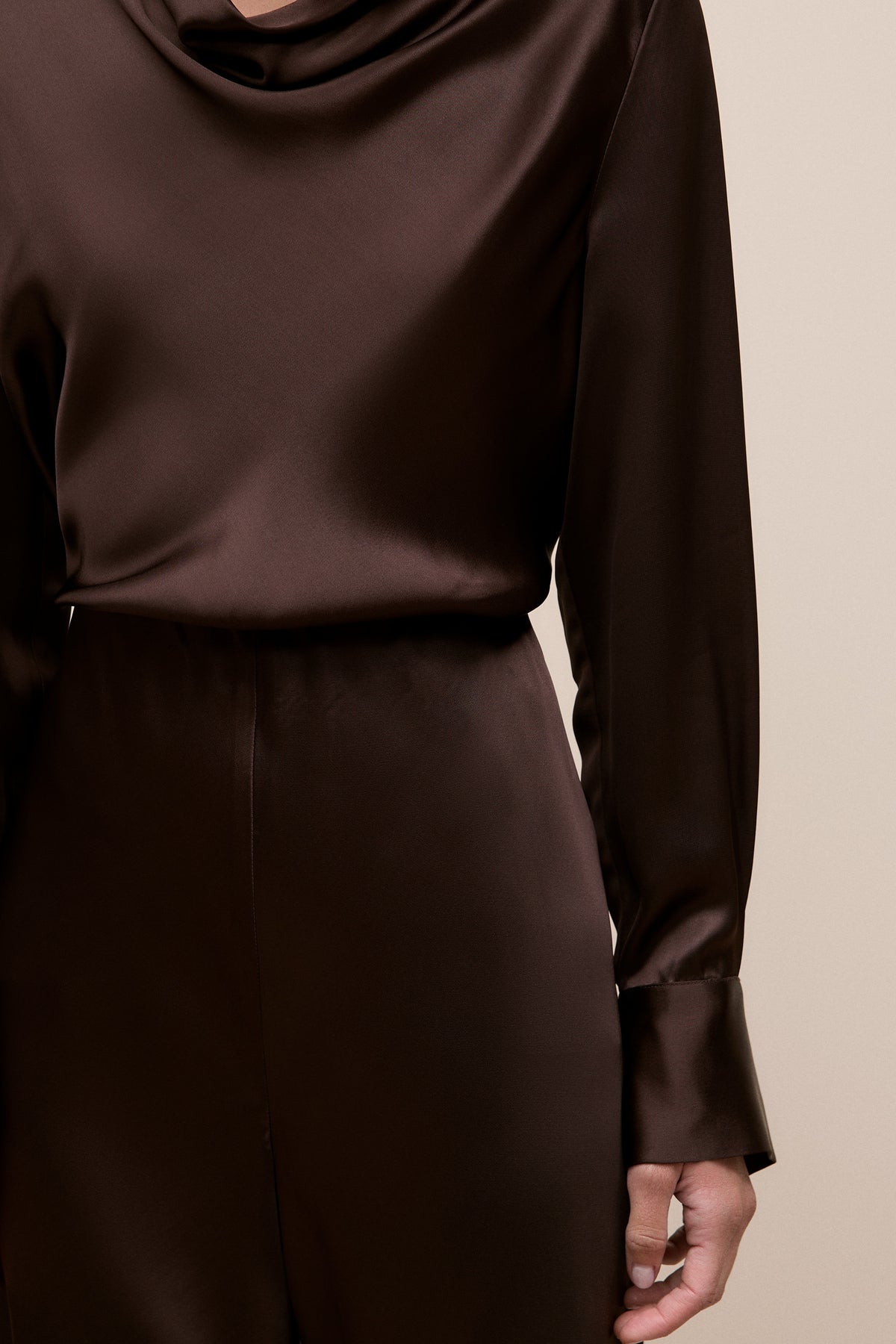Satin Bias Cut Pant