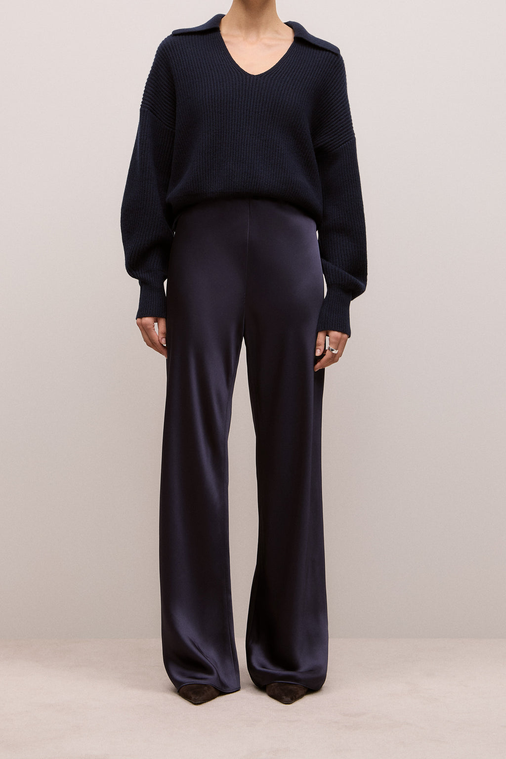 Satin Bias Cut Pant