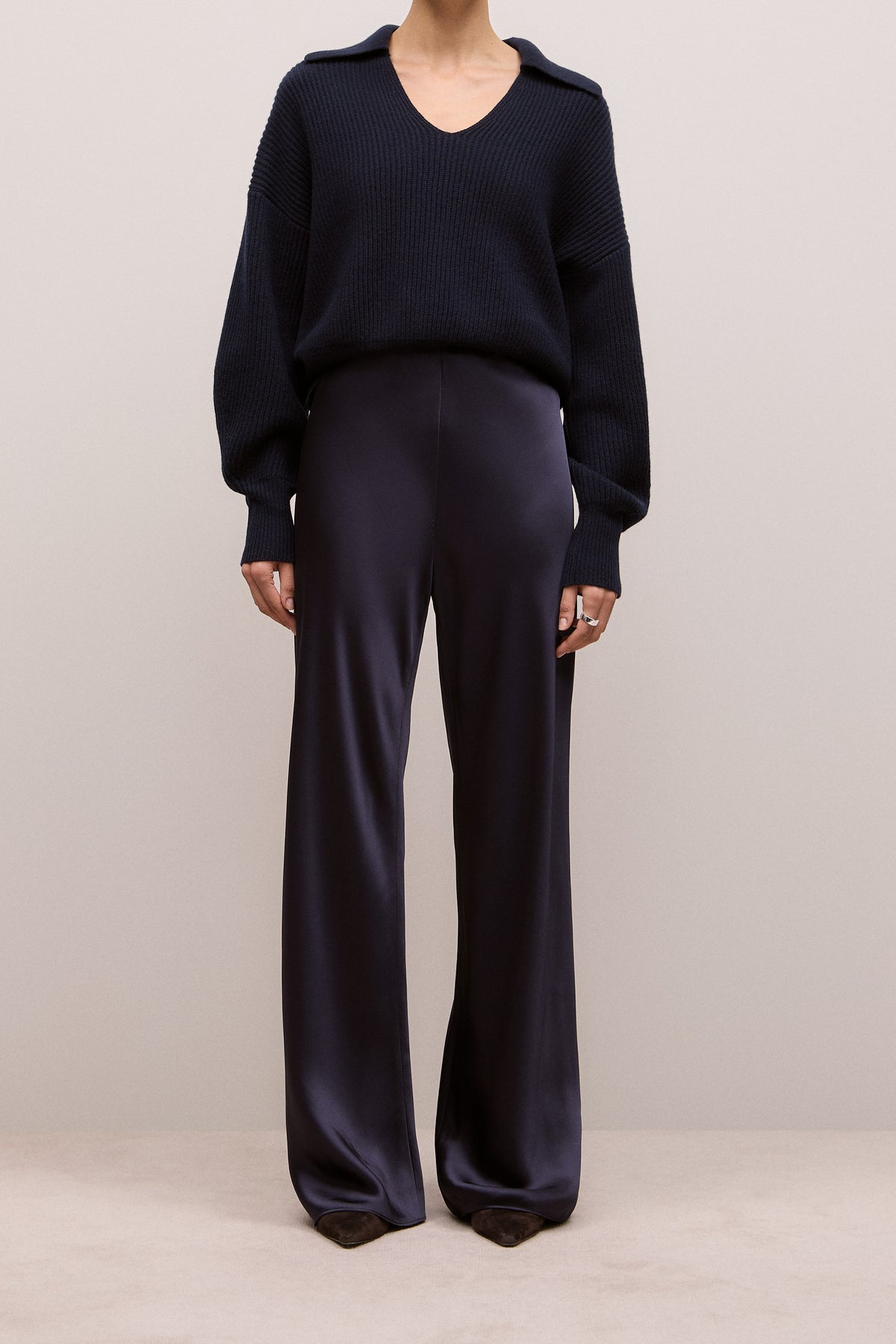 Satin Bias Cut Pant