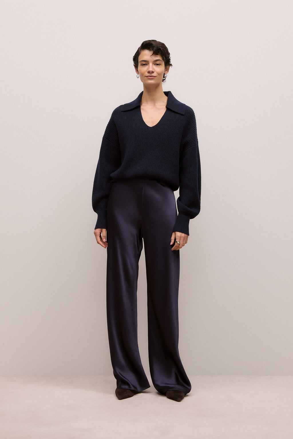 Satin Bias Cut Pant