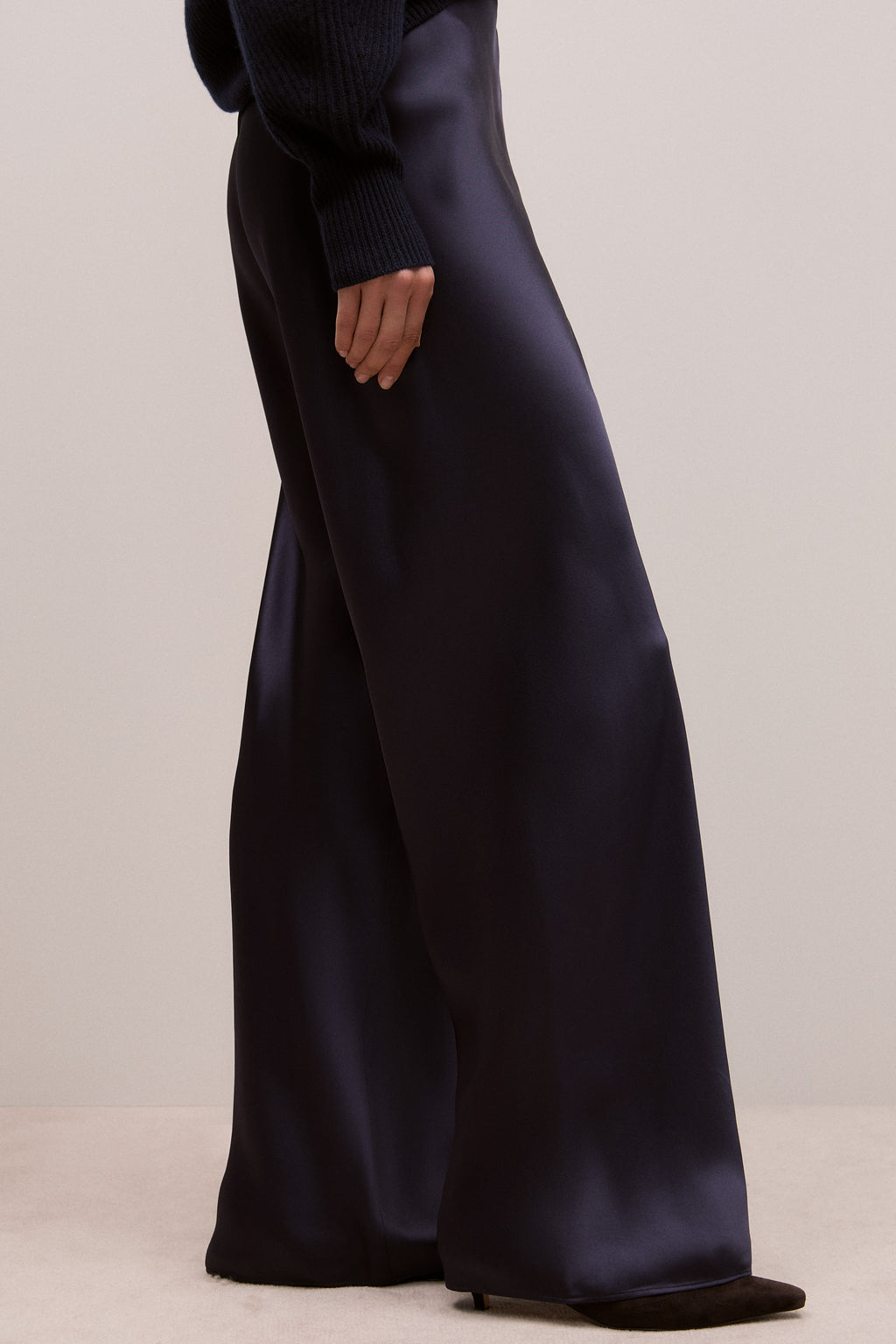 Satin Bias Cut Pant