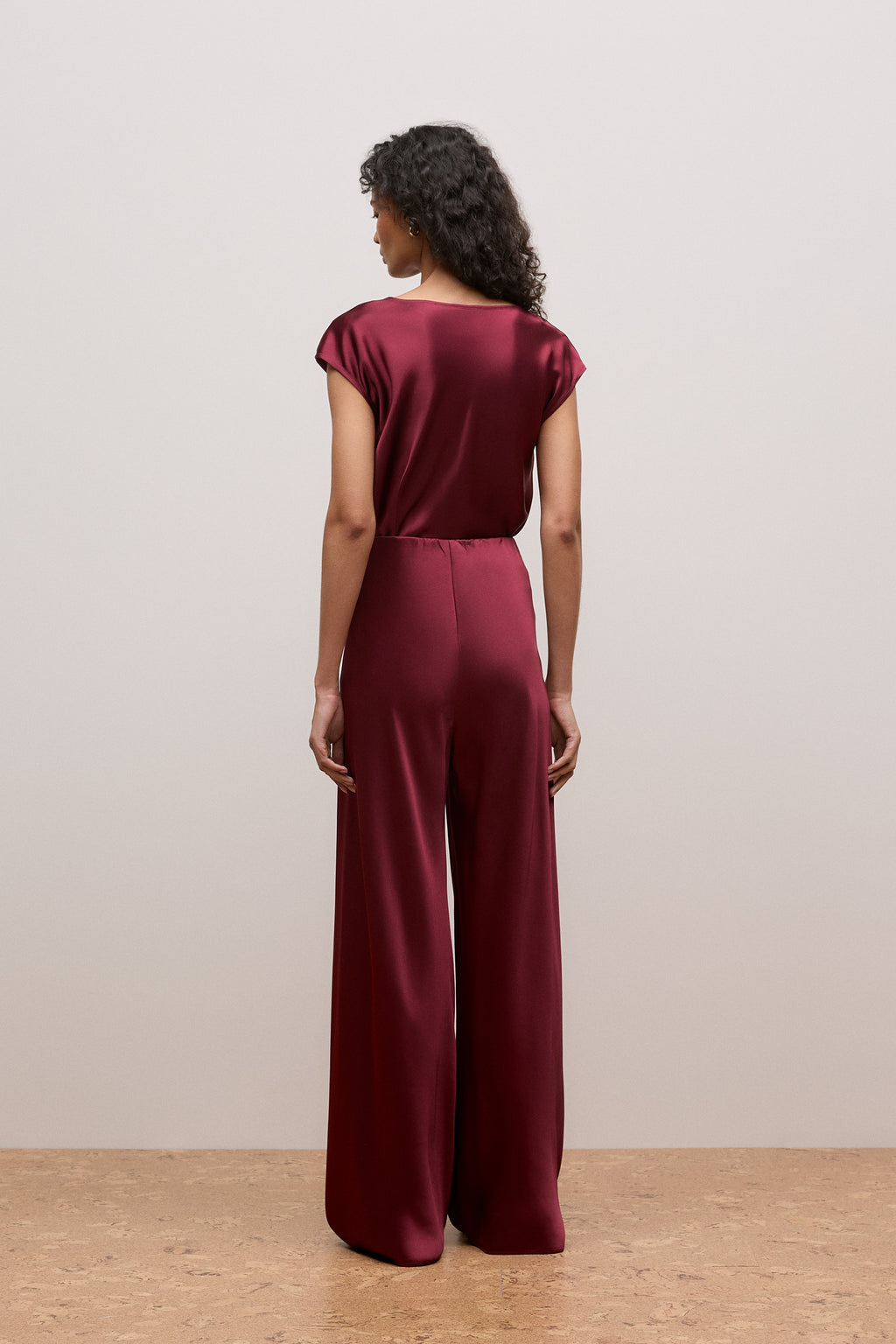 Satin Bias Cut Pant