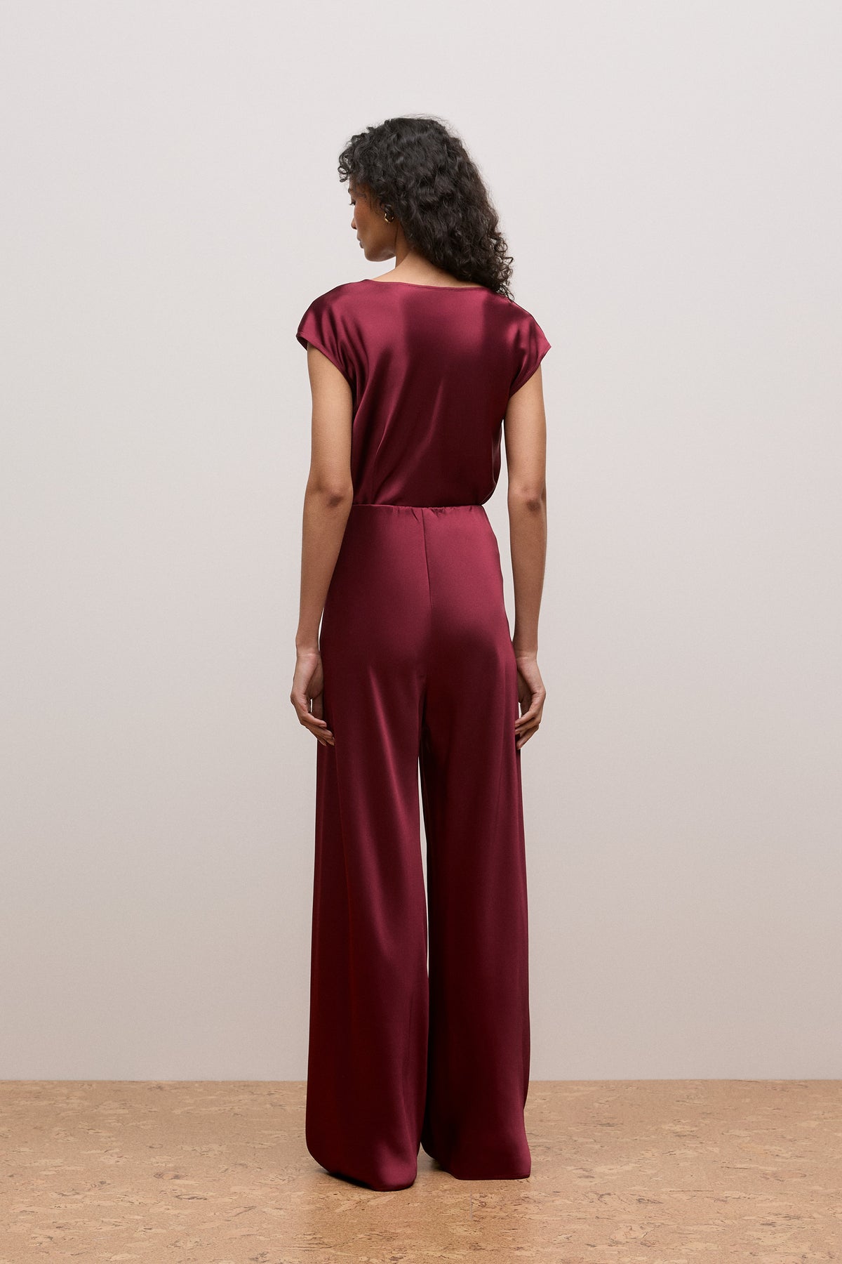 Satin Bias Cut Pant
