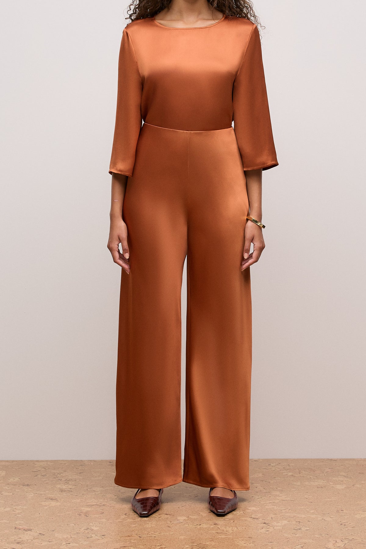 Satin Bias Cut Pant