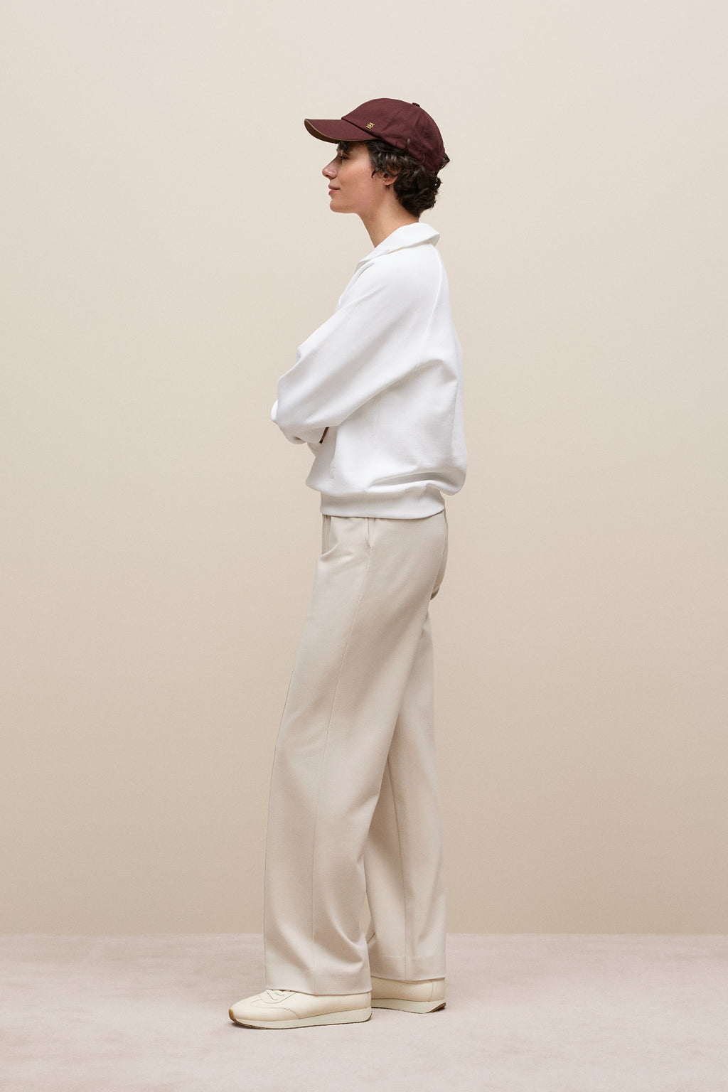 Button Neck Sweat