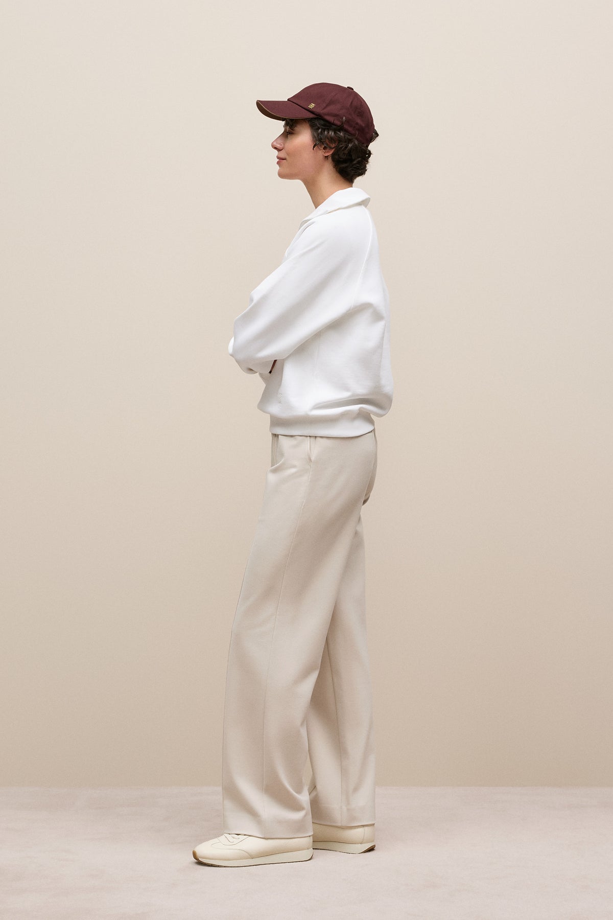 Button Neck Sweat