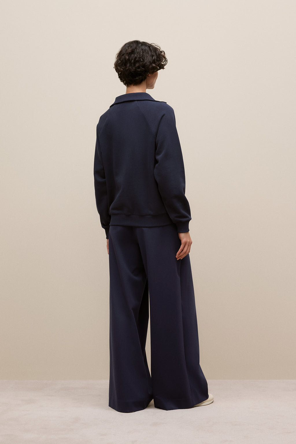 Button Neck Sweat