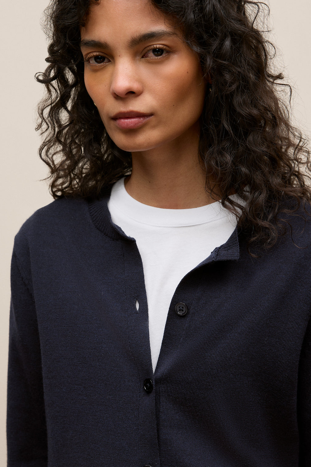 Merino Classic Crew Cardigan