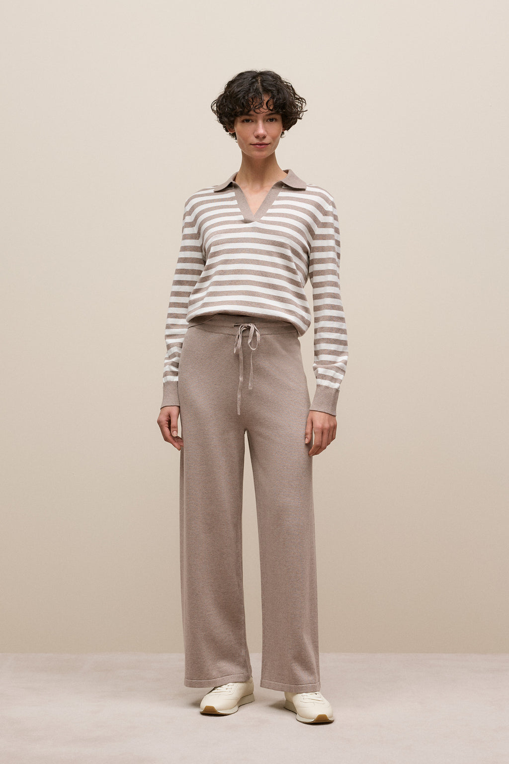 Cotton Cashmere Knit Pant