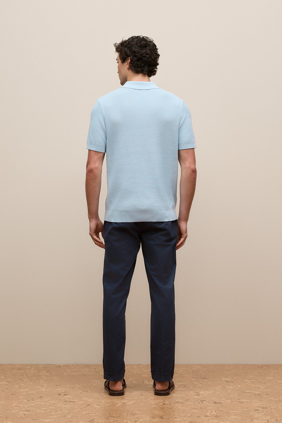 Cotton Texture Stitch Polo