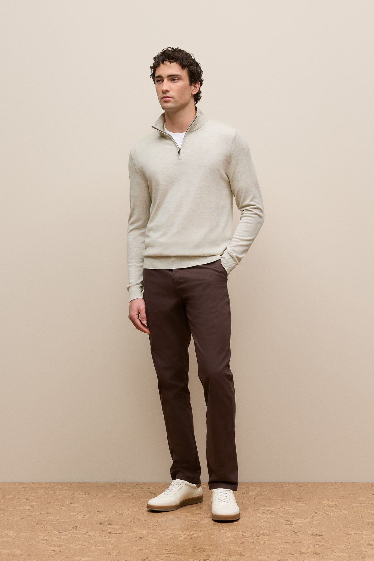 Merino Half Zip