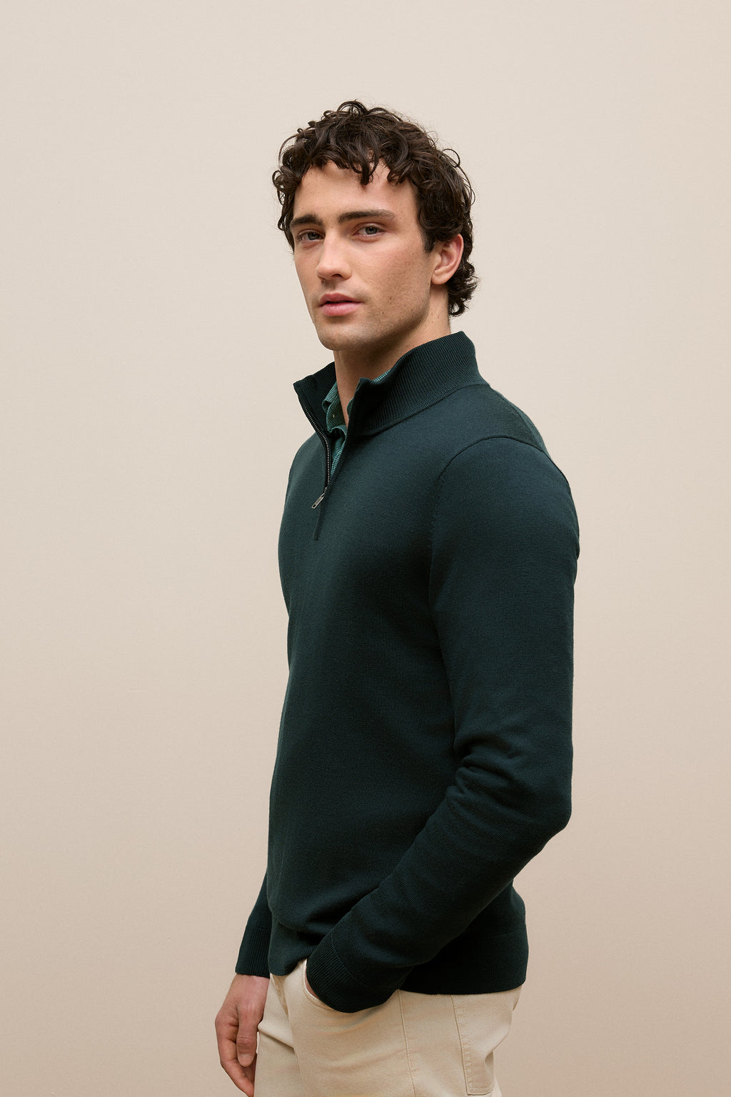 Merino Half Zip
