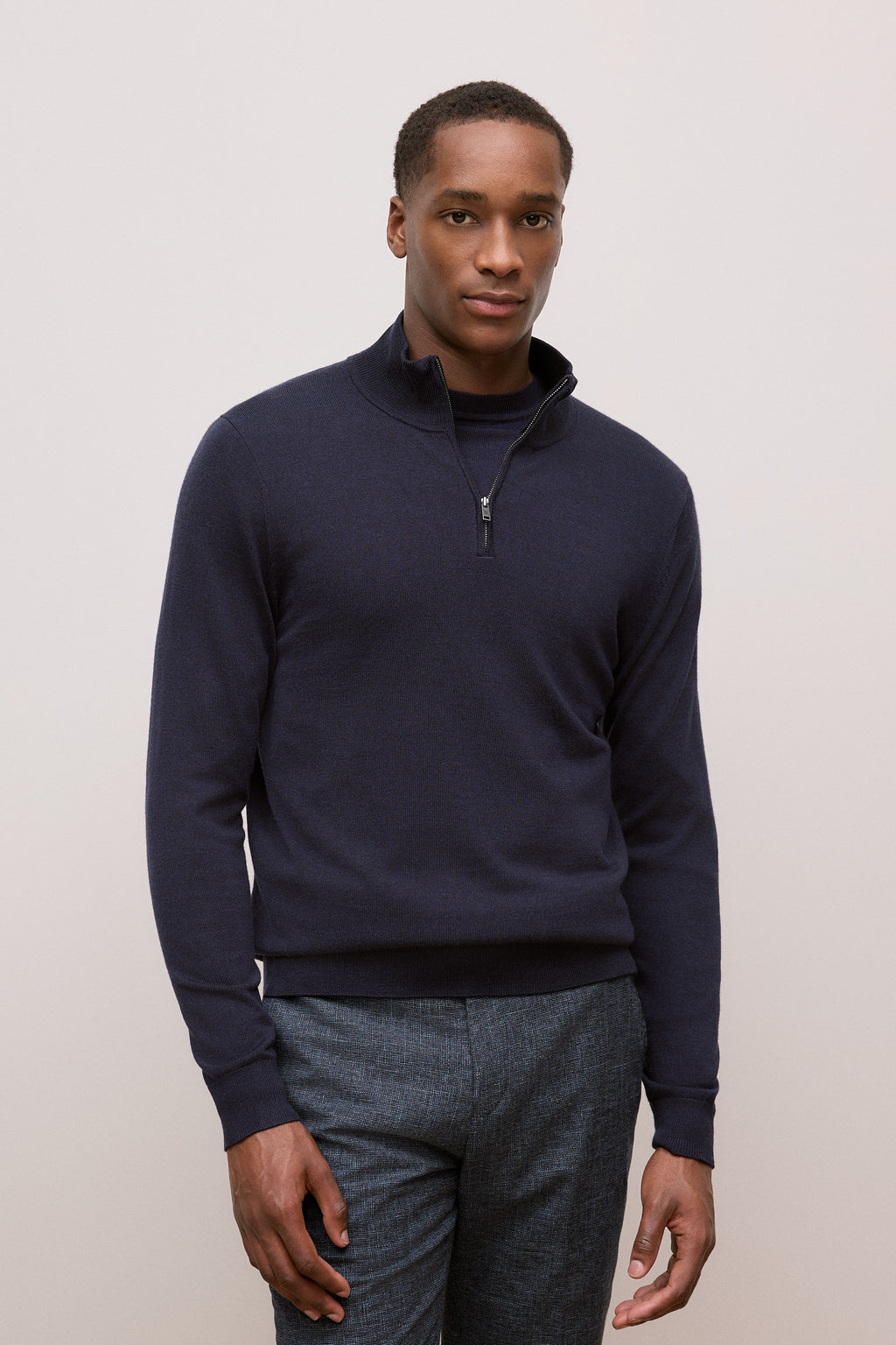 Merino Half Zip