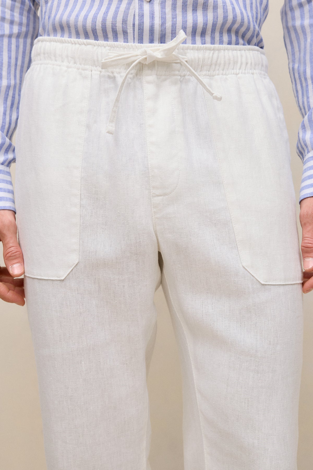 Linen Drawcord Pant