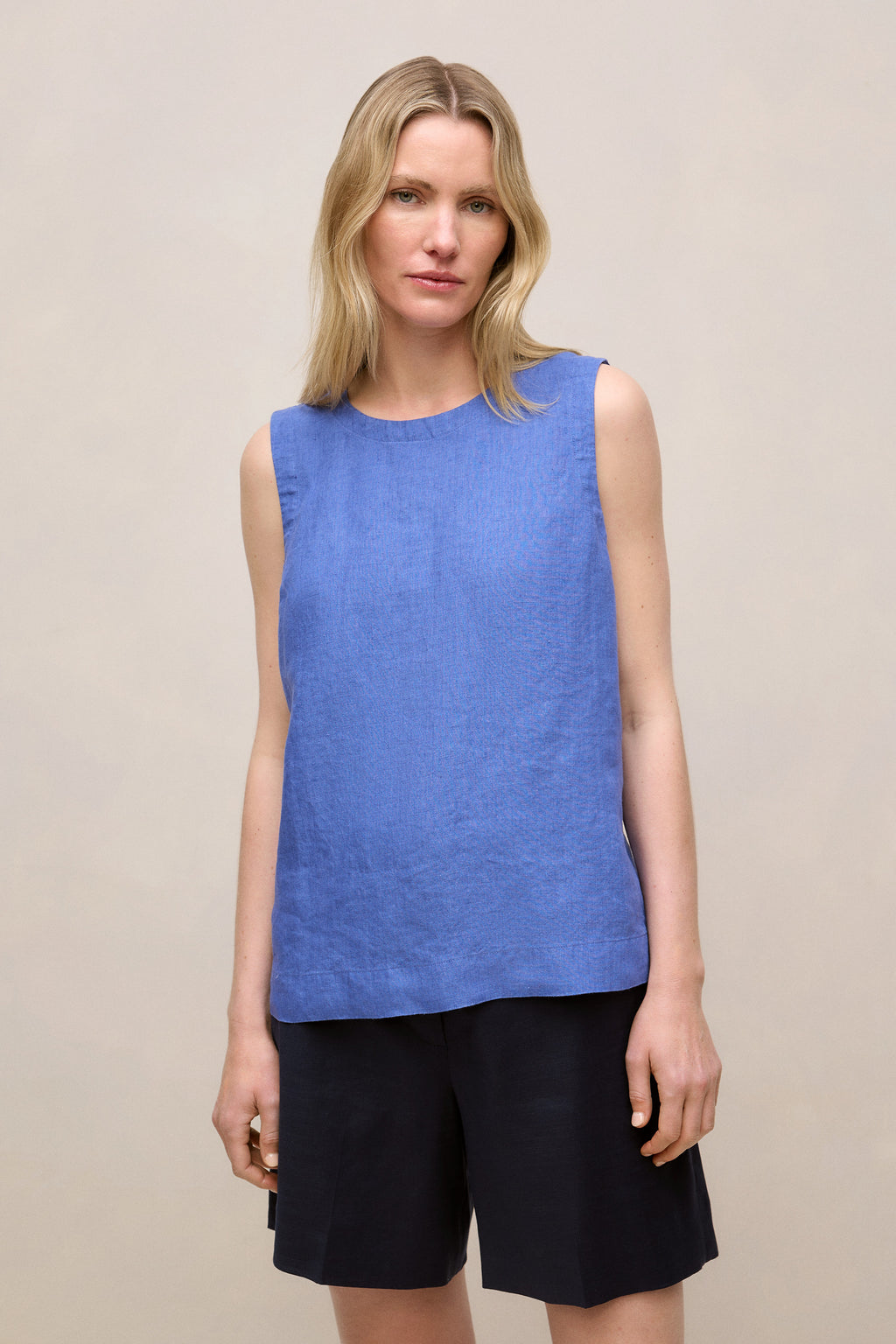 Delave Linen Shell Tank
