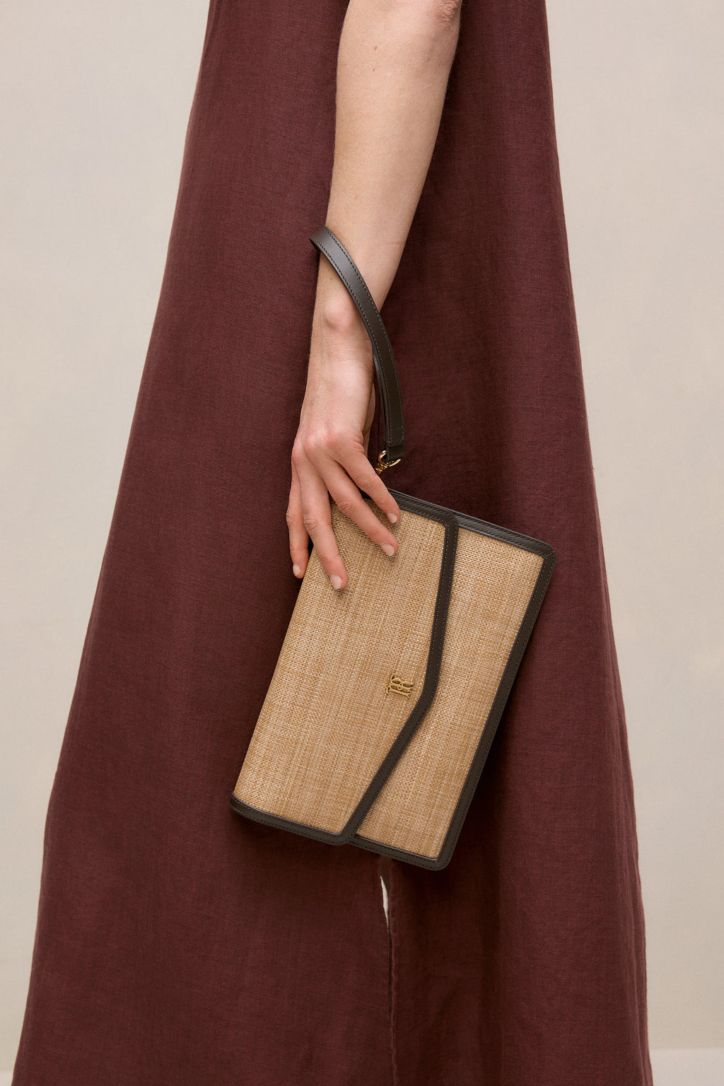 Hepburn Woven Clutch