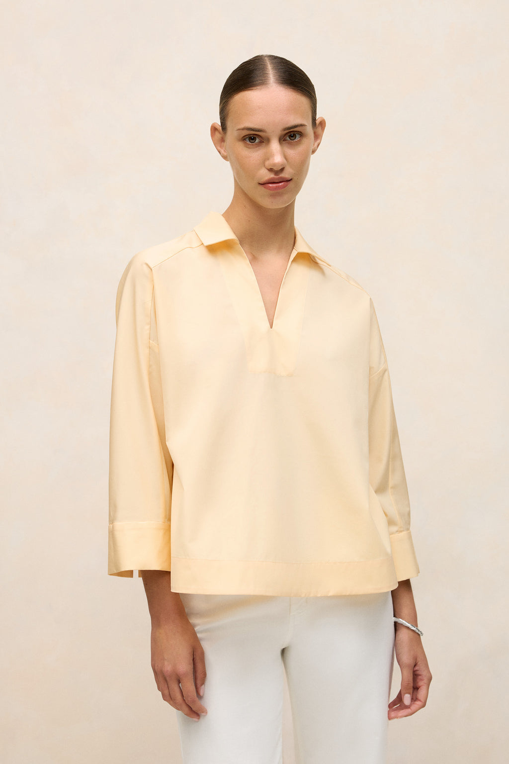 Fine Poplin Popover Shirt