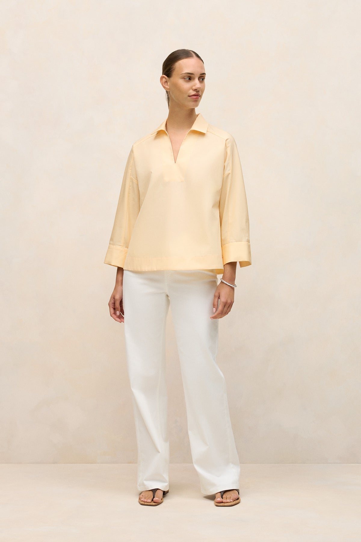Fine Poplin Popover Shirt