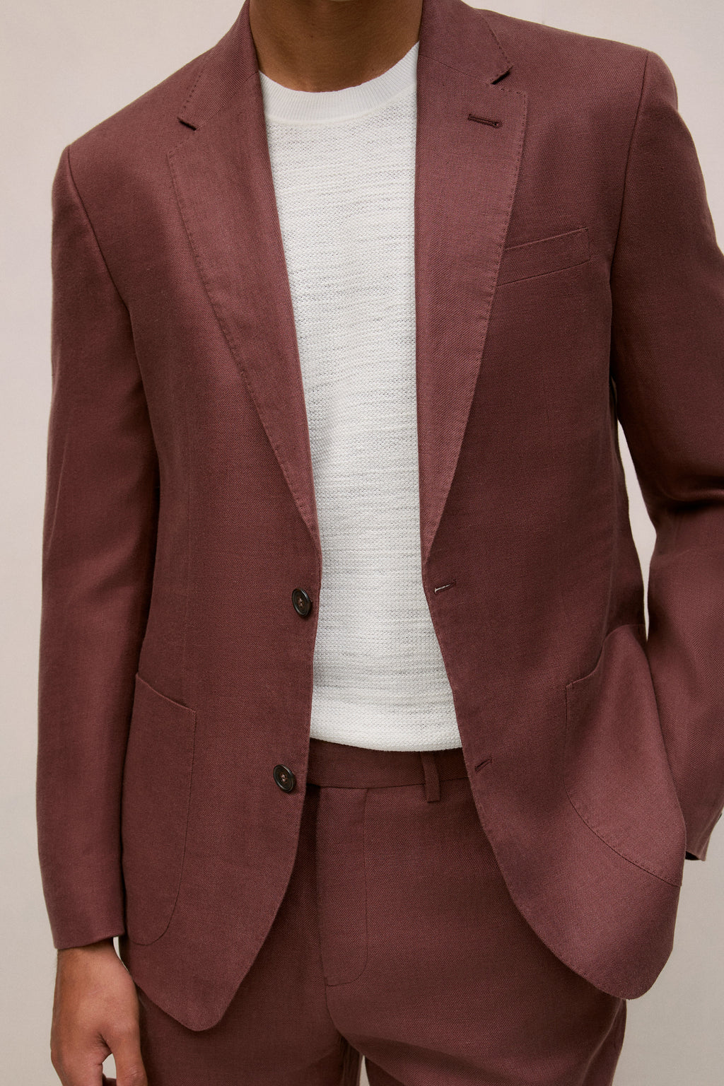 Regular Fit Belgian Linen Blazer
