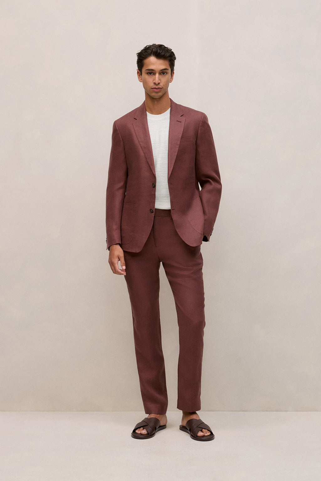 Regular Fit Belgian Linen Pant