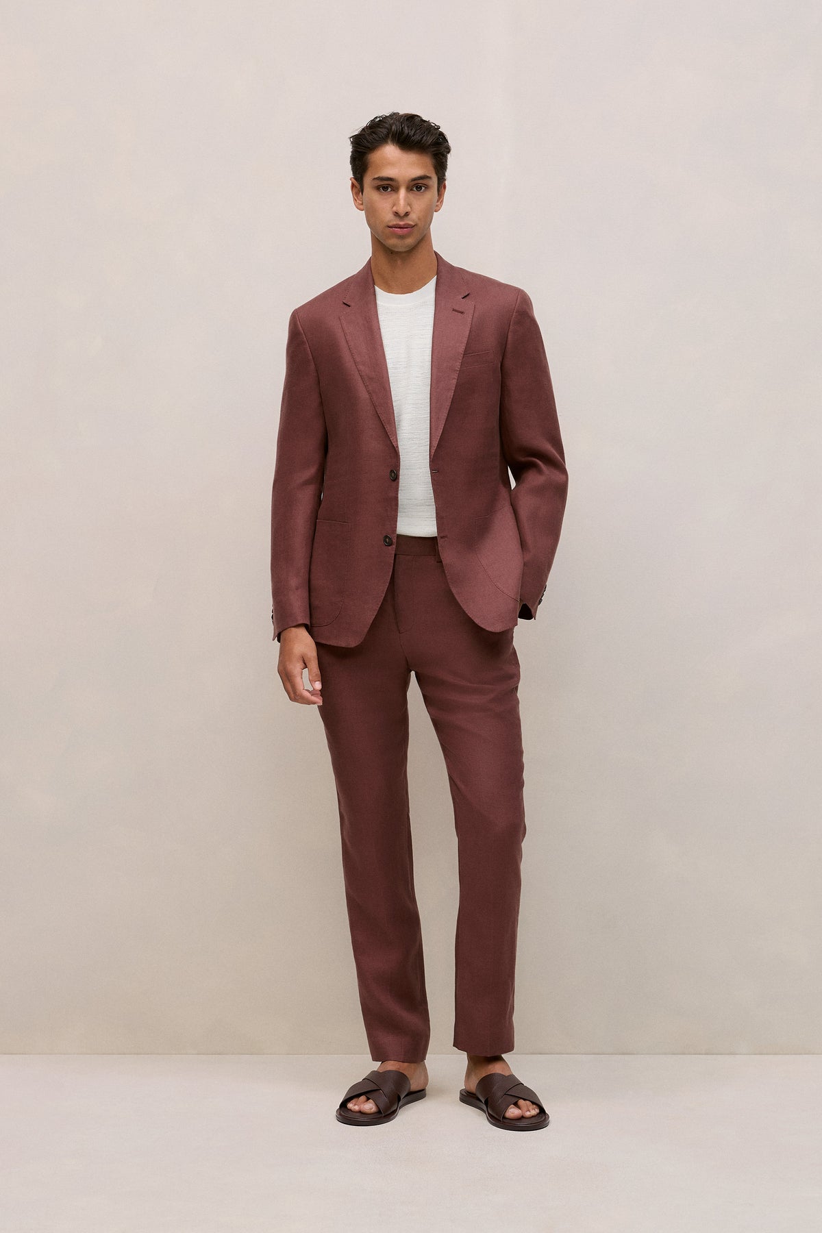 Regular Fit Belgian Linen Pant
