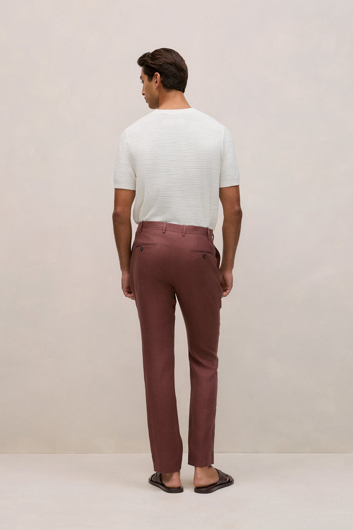 Regular Fit Belgian Linen Pant