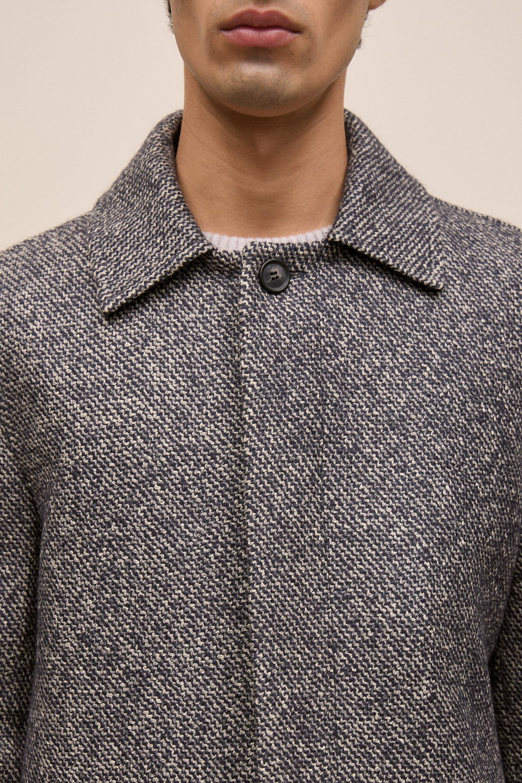 Italian Wool Blend Longline Coat