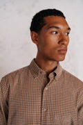 Regular Fit Cord Check Shirt