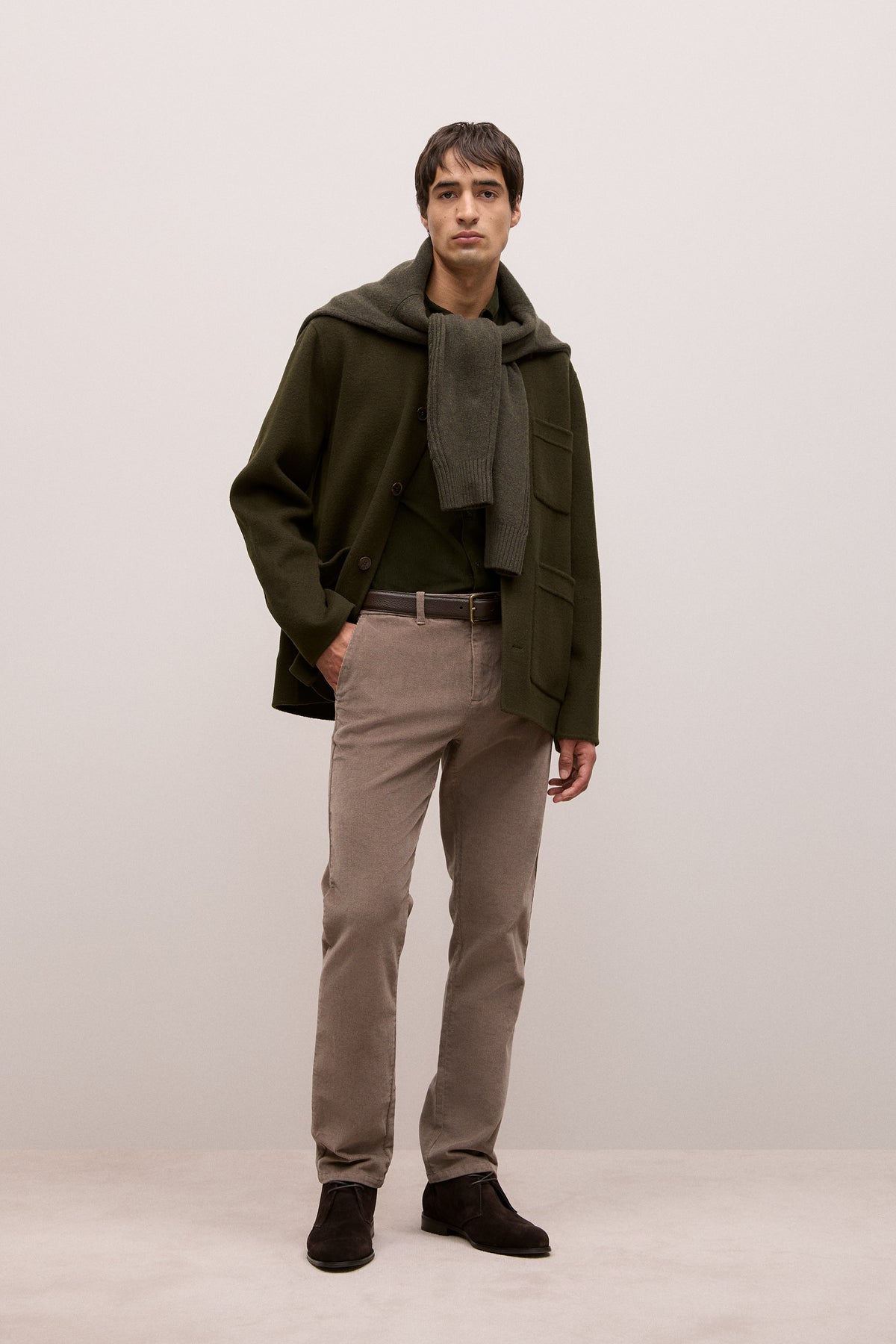 Regular Fit Cord Shirt