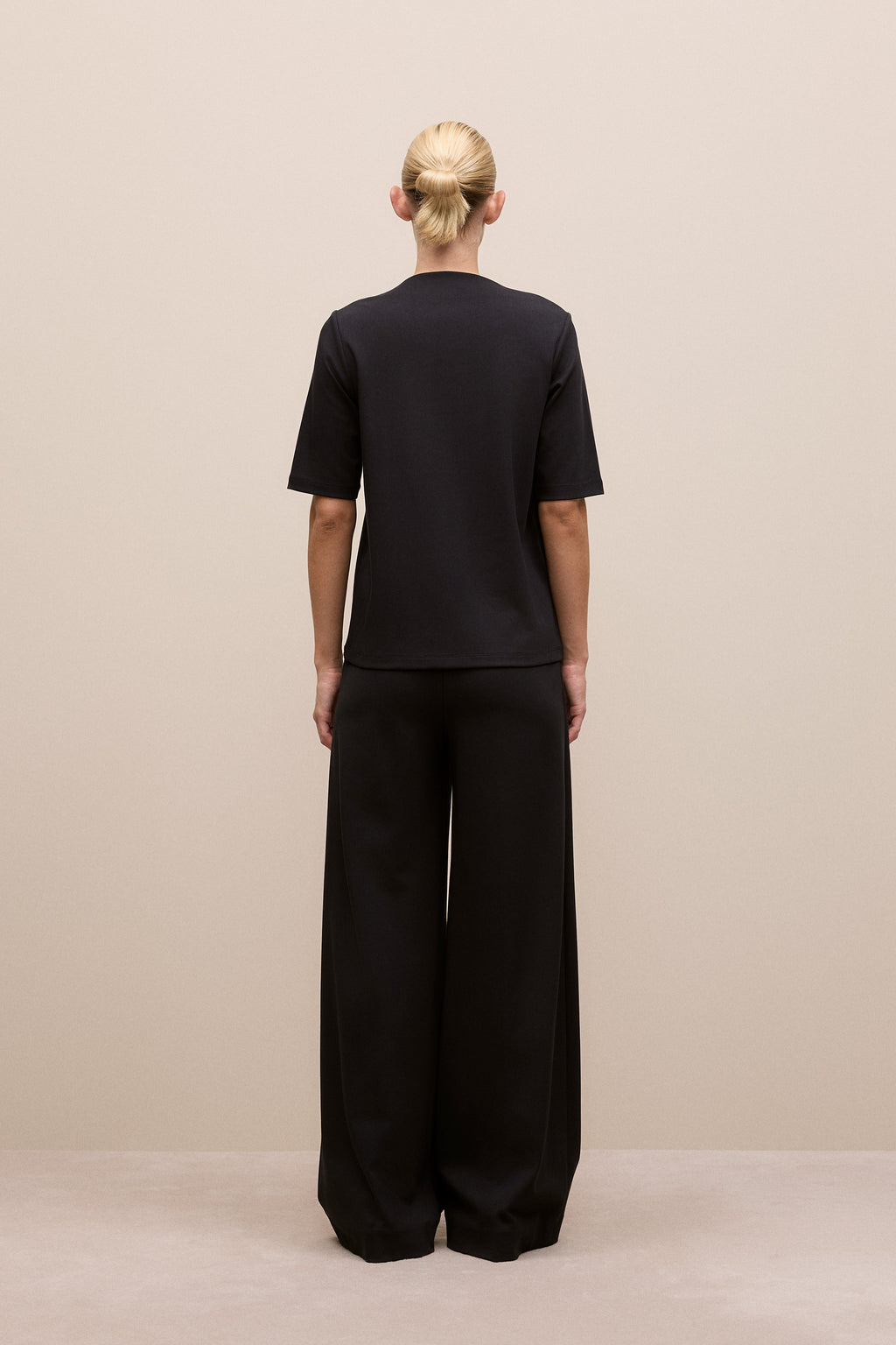 Modal Cotton High Neck T-Shirt