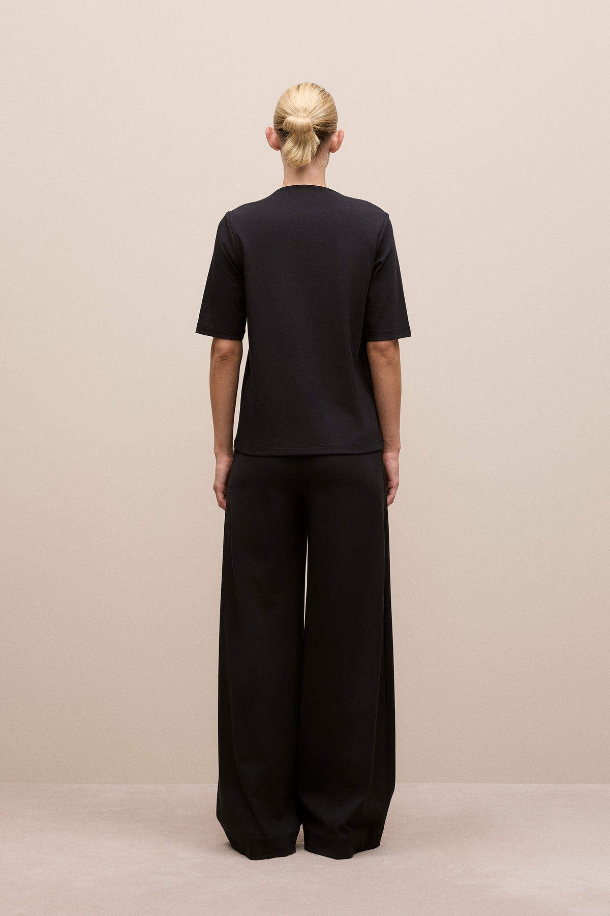 Modal Cotton High Neck T-Shirt
